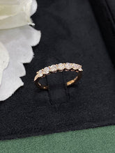 Load image into Gallery viewer, LUOWEND 18K Rose Gold Real Natural Diamond Ring for Women
