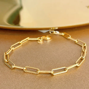 LUOWEND 18K Yellow Gold  Necklace for Women